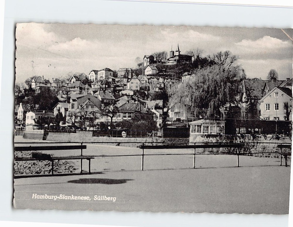 Postcard Süllberg Blankenese Hamburg Germany