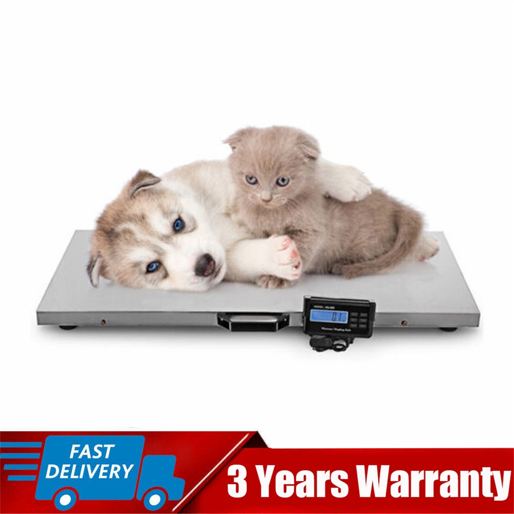 1100 lbs Large Digital Electronic Scale Veterinary Pet Animal Weight Livestock