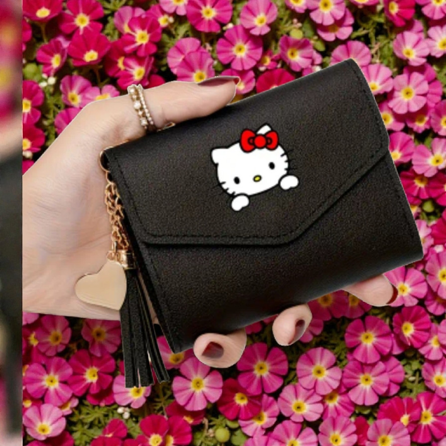 Sanrio Hello Kitty Women's Mini Wallet Black