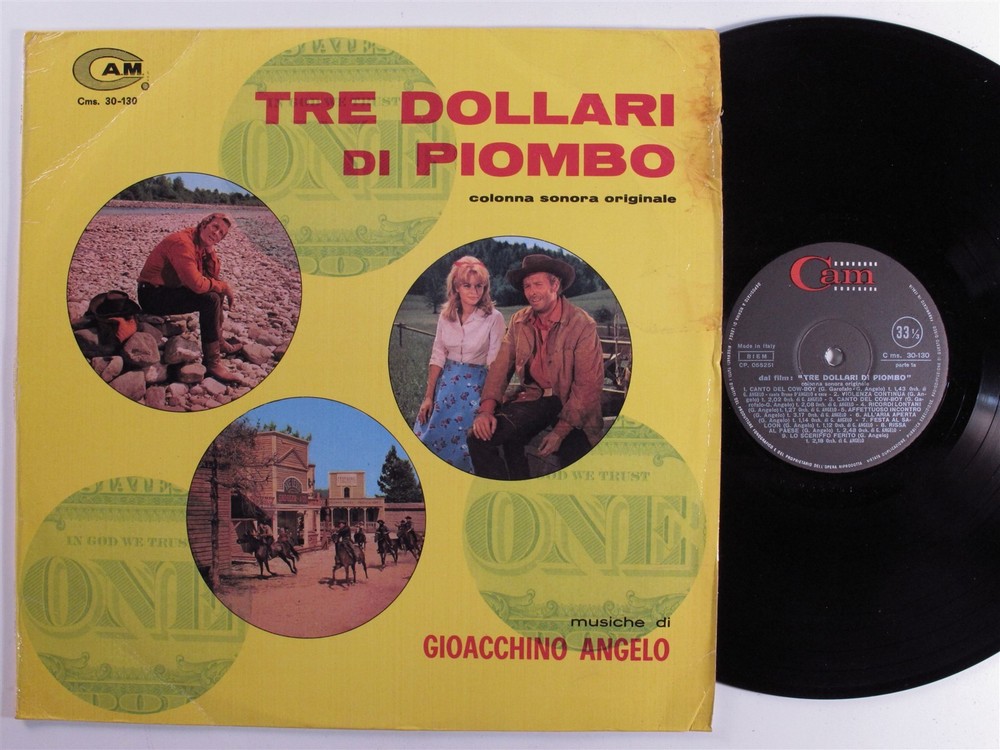 TRE DOLLARI DI PIOMBO OST Gioacchino Angelo CAM LP italy c