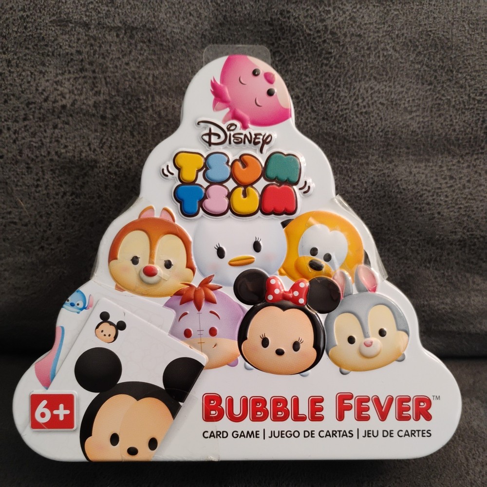 New Disney Tsum Tsum Card Game Bubble Fever TsumTsum in Collectible Tin
