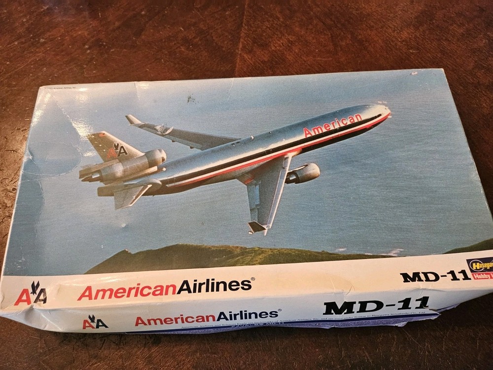 Hasegawa 1:200 American Airlines Boeing MD-11 Mode Kit Rare! #10124 EX! Complete