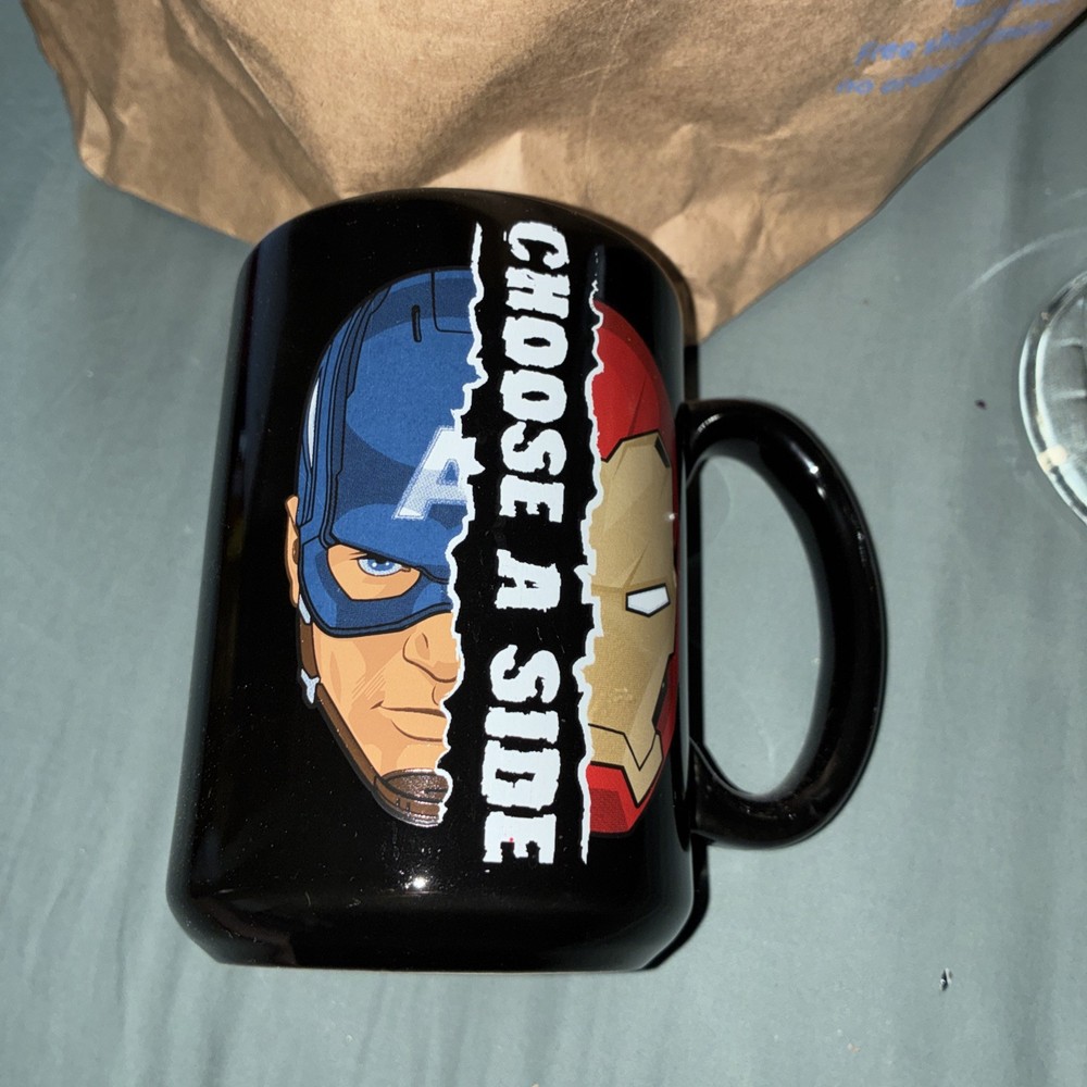 MARVEL  captain america -civil war- coffee mug- EUC