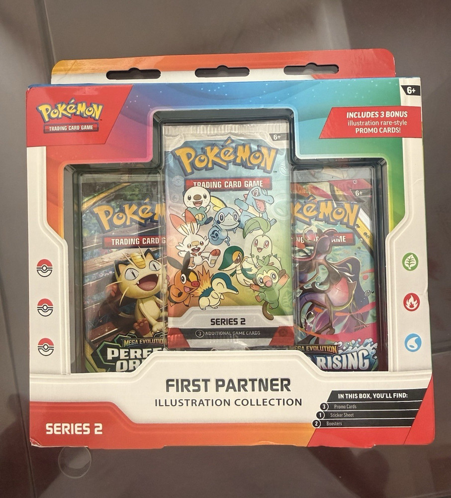 Pokemon TCG First Partner Illustration Collection Series 2 Box 9 Cards Promo
