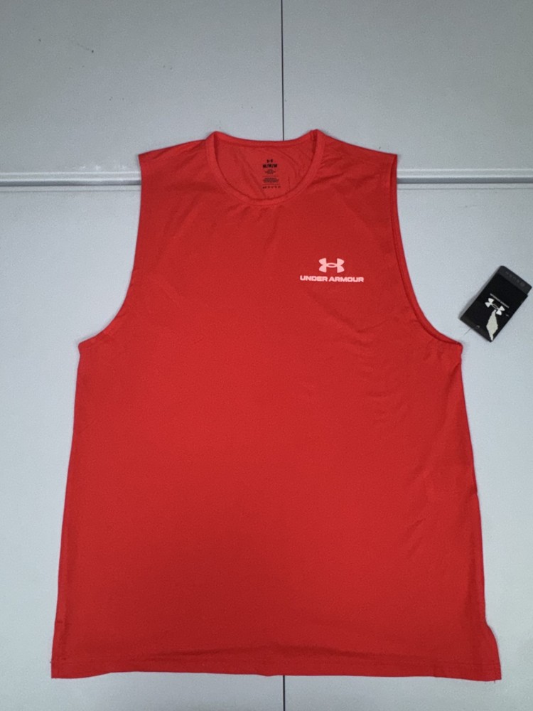 Under Armour Rush Men's Vanish Energy Tank Top Red NWT 6005697 Pick Size $40