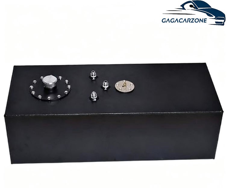 19 Gallon Aluminum Top Feed Fuel Cell Gas Tank+Cap+Level Sender 72L Black