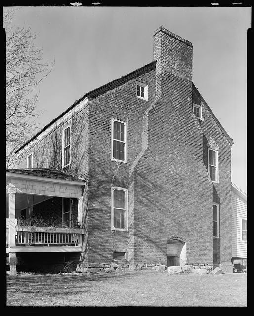 Photo:China Grove NC Stigerwalt House 1938 Brick Porch Fanlights House