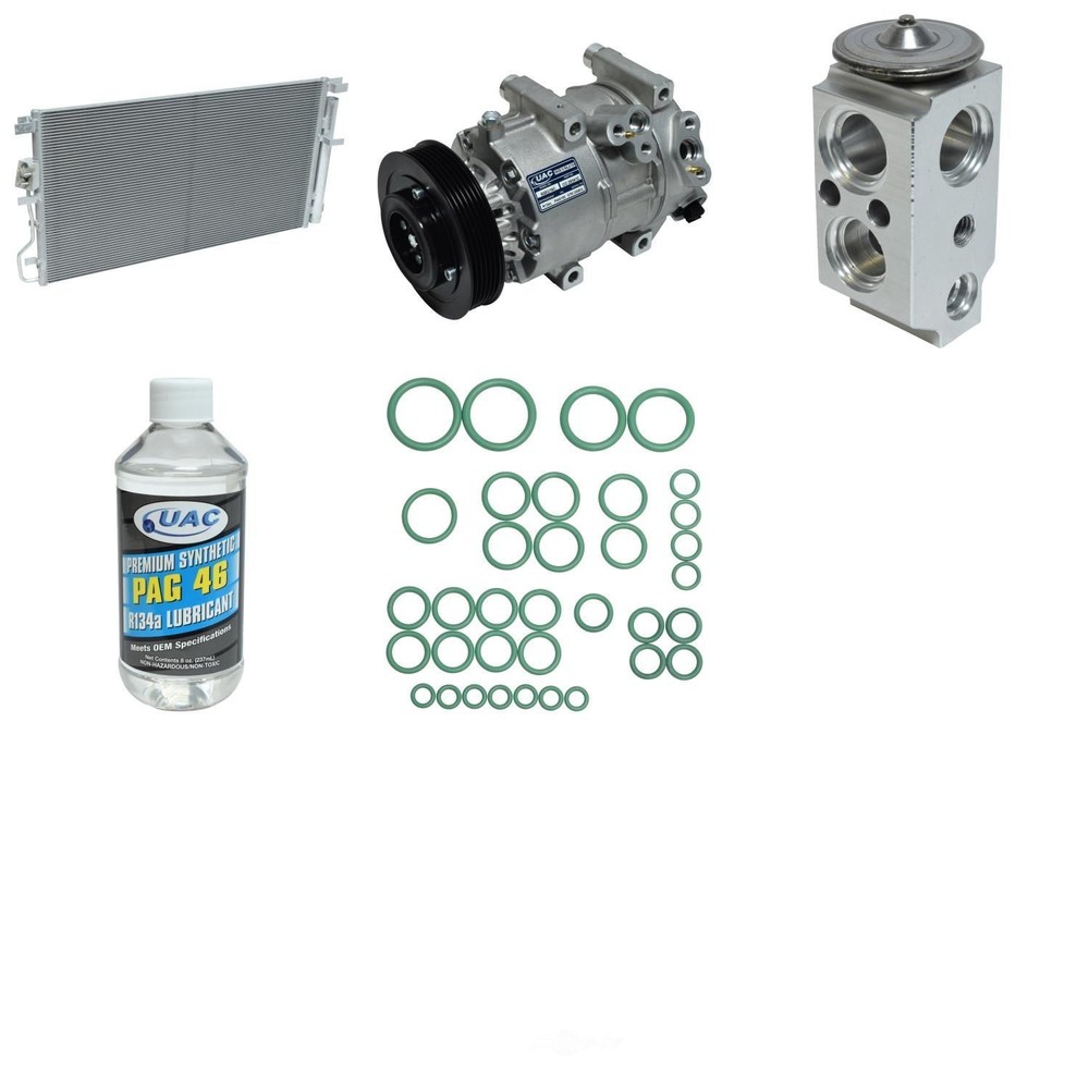 A/C Compressor Kit with Condenser for 2017 Kia Sportage Replacement