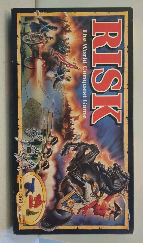 RISK World Conquest Board Game Complete Very Nice 1993 Parker Brothers