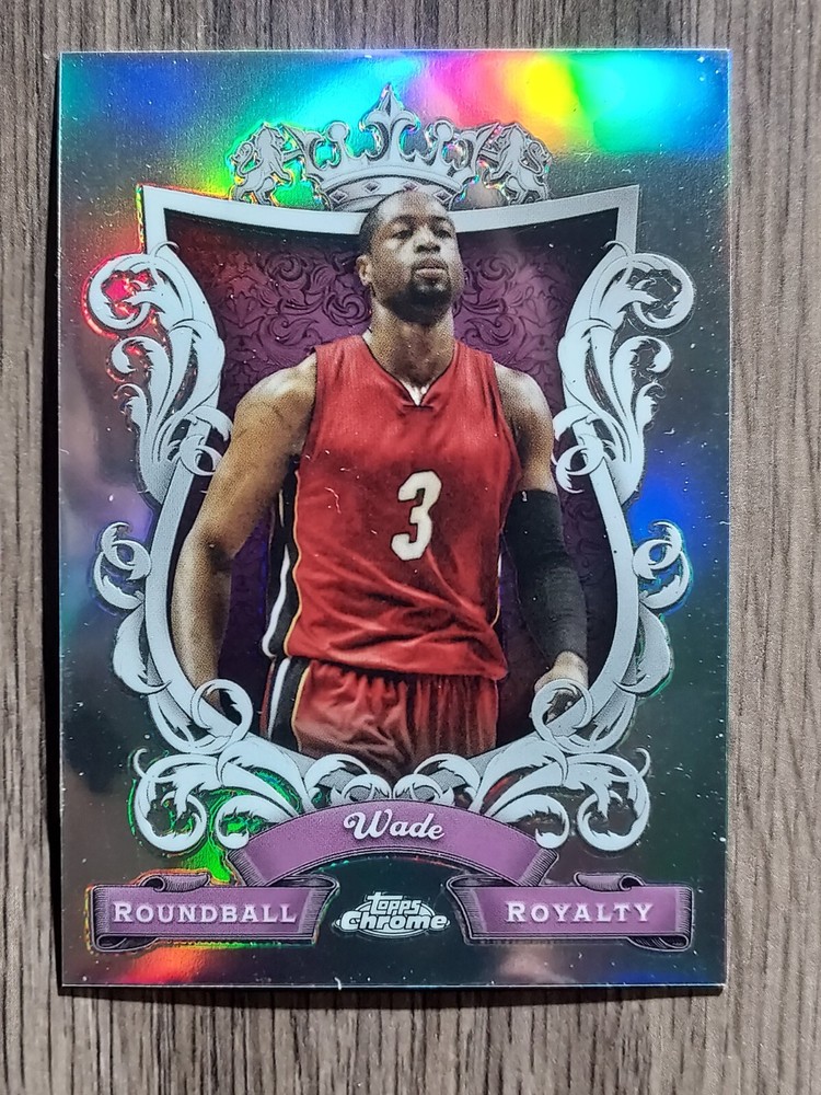 2023-24 Topps Chrome #RR-11 Dwayne Wade Roundball Royalty Heat