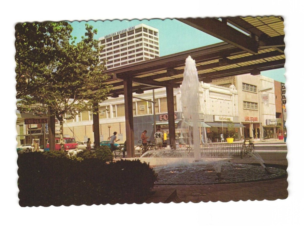 South Bend IN Downtown area Vintage postcard Unposted