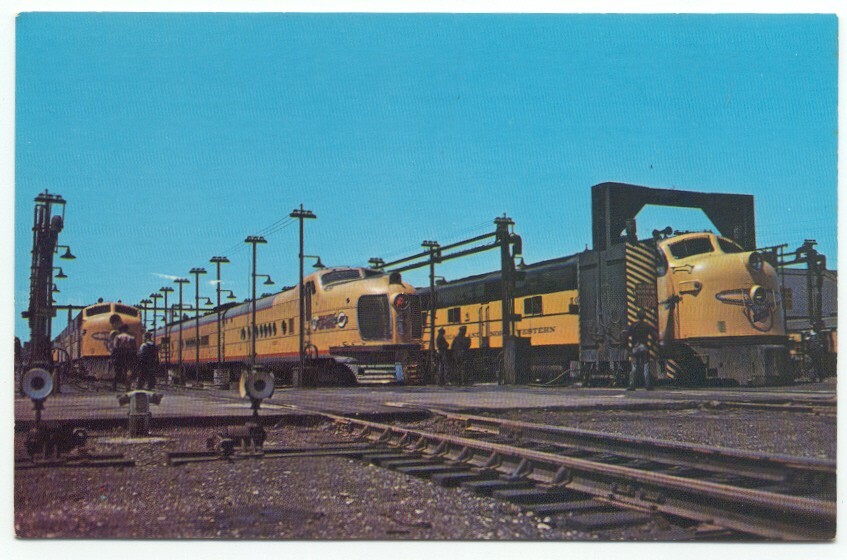 Chicago & Northwestern RY City Of Denver Railroad Train Postcard