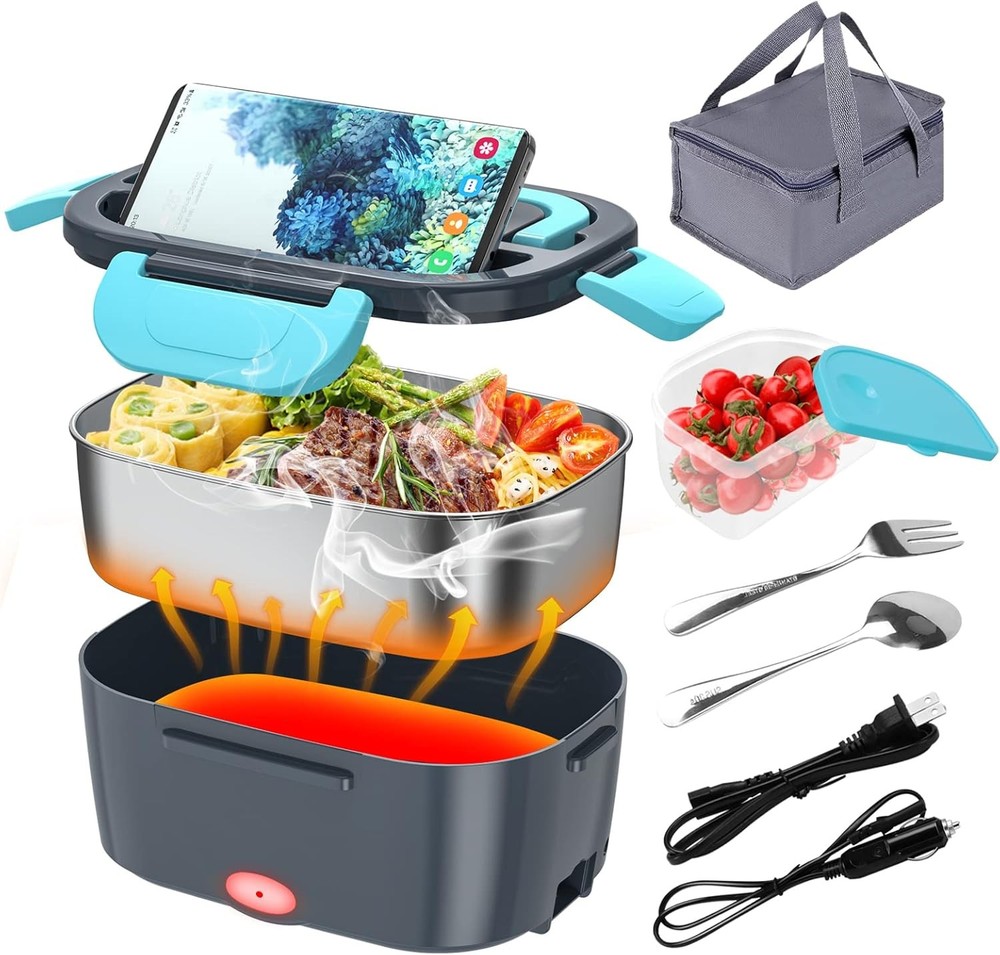 Electric Lunch Box Warmer Heater 80W 12V 24V 110V Fast Heating