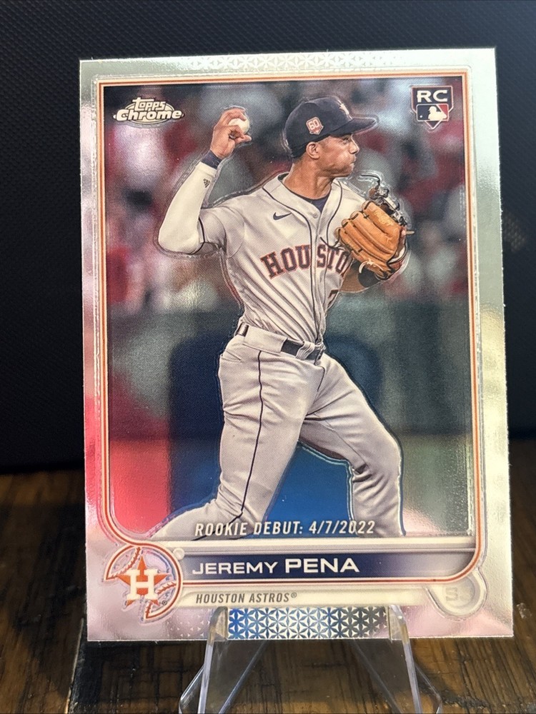 2022 Topps Chrome Update Series - Rookie Debut Jeremy Pena #USC126 (RC)