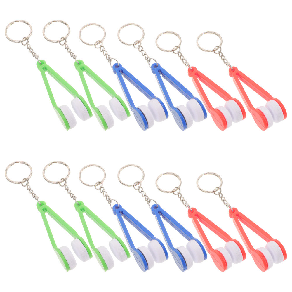 12 Pcs Keychain Cleaner Wipes Glasses Cleaning Eye Eyeglasses