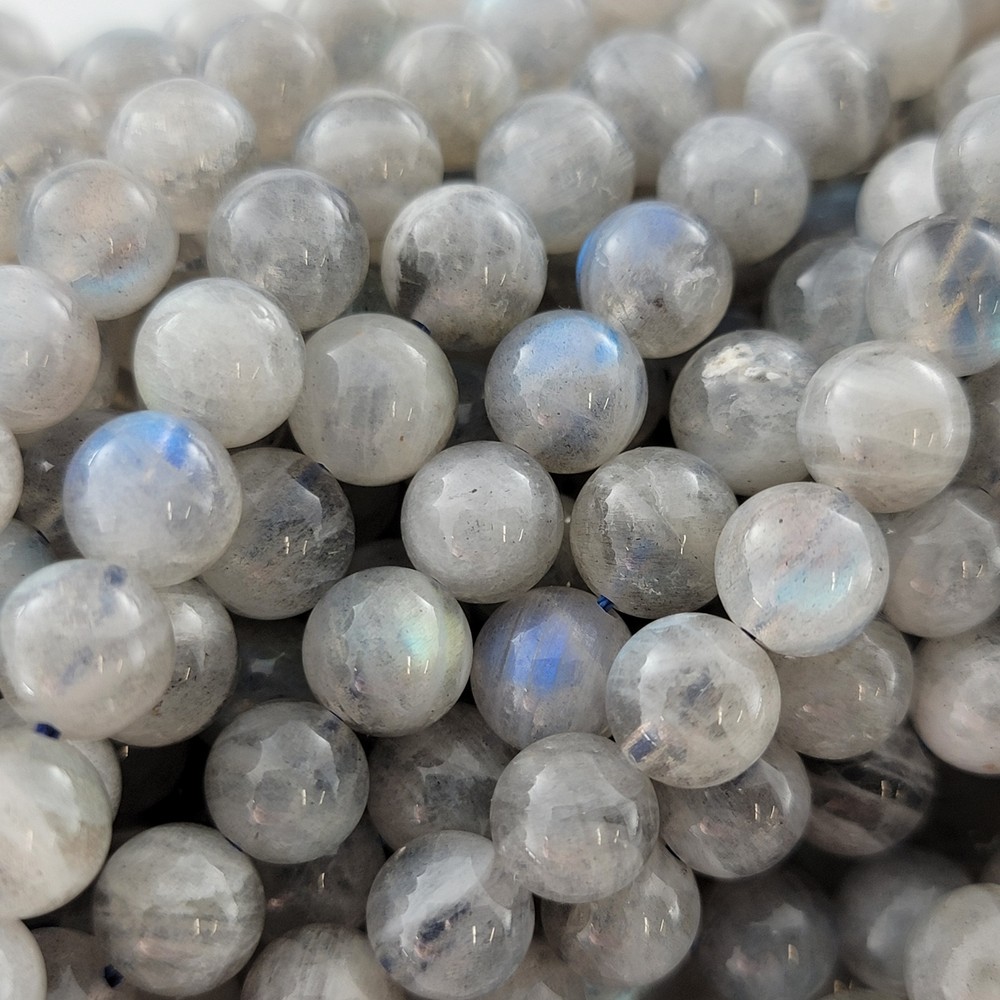 Labradorite Beads Gemstone with Flash Natural Smooth Round Beads 6mm 8mm 10mm