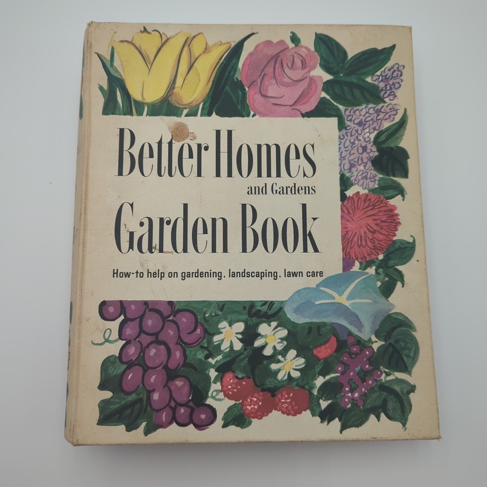 Garden Book Better Homes Gardens 2nd Edition Ring Binder Landscaping 1954 Vtg.