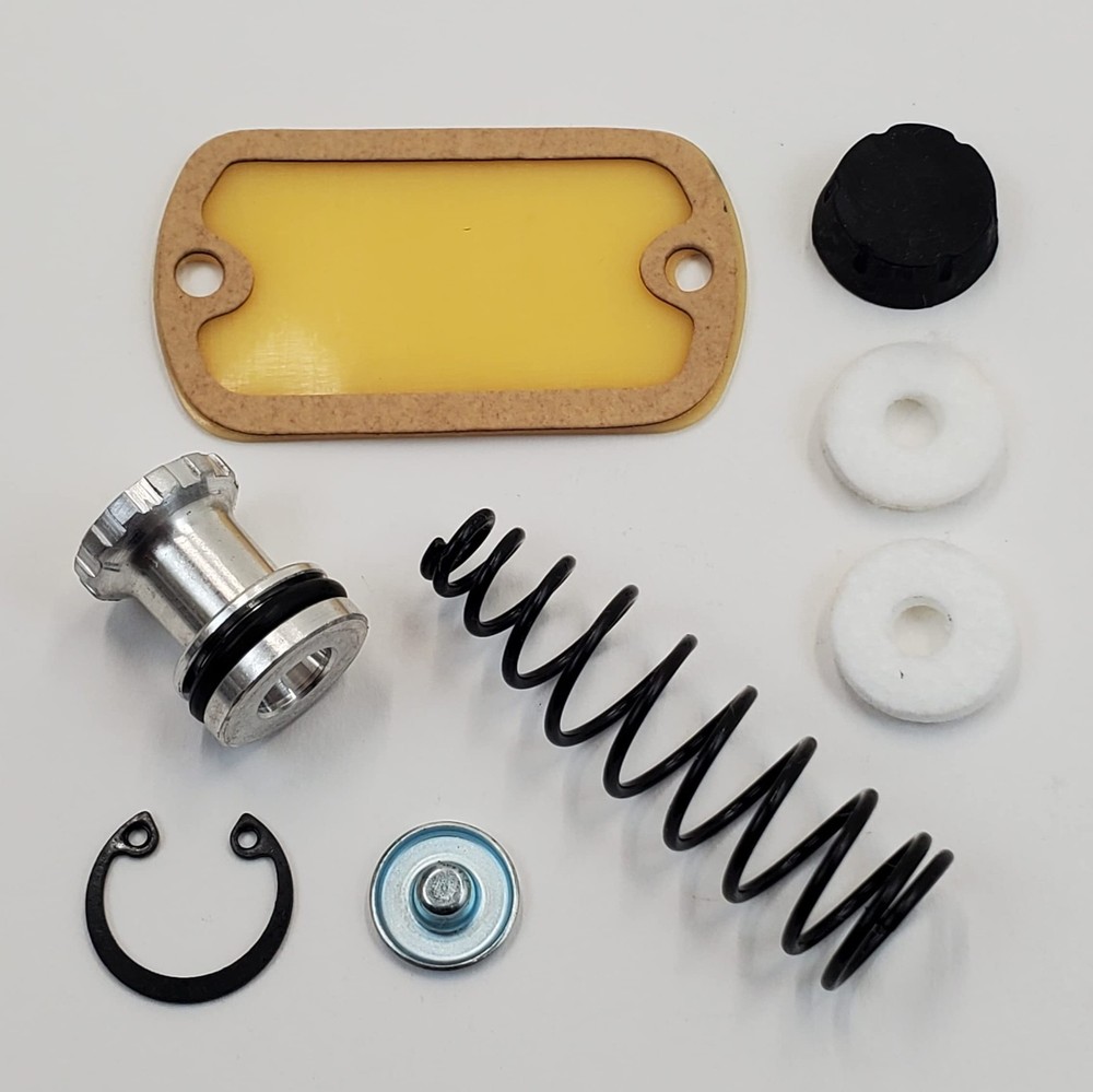 Front Brake Master Cylinder Rebuild Kit w/Cover Gasket, Spring, Plunger/Pisto...