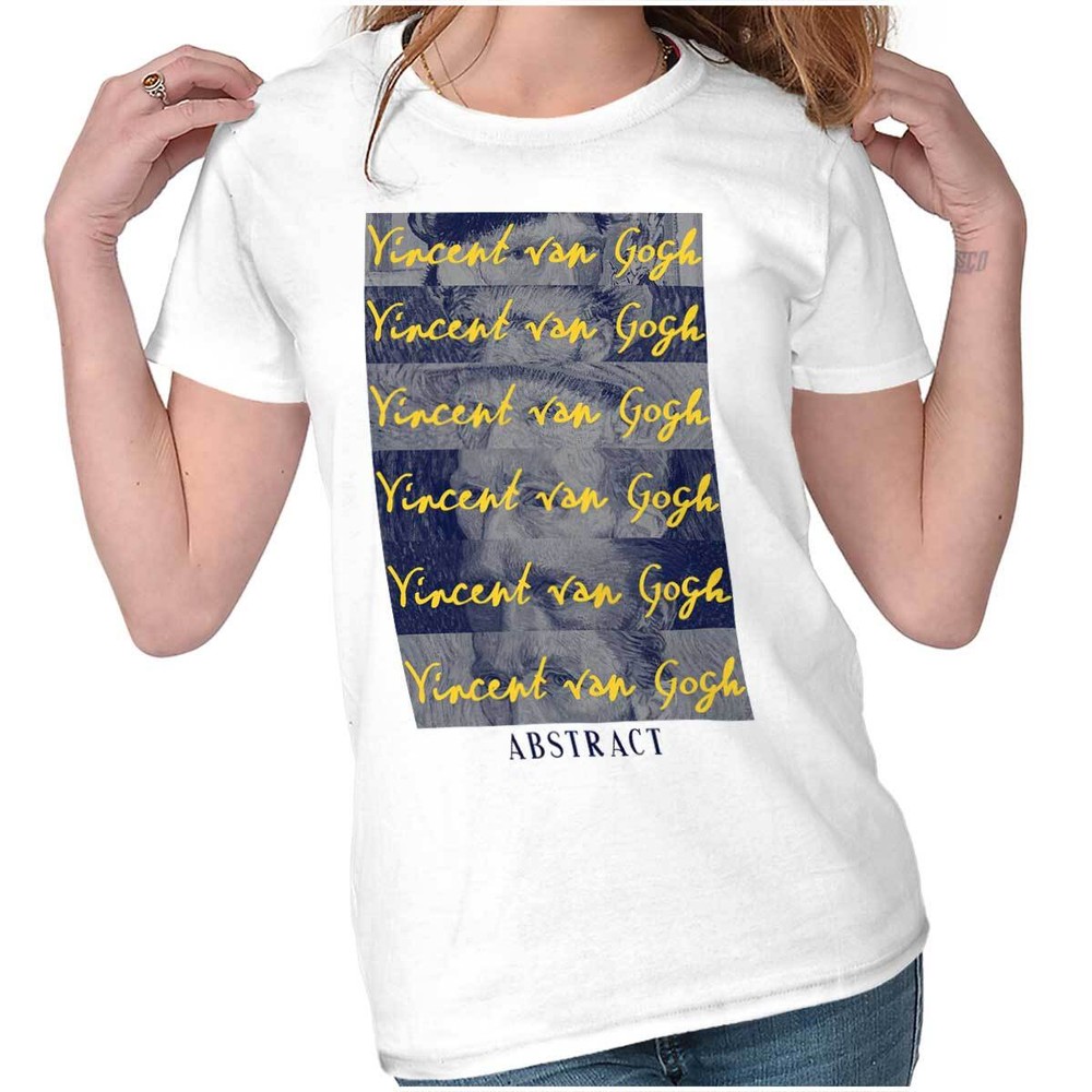 Vincent Van Gogh Modern Art Abstract Eyes Graphic T Shirts for Women T-Shirts-image