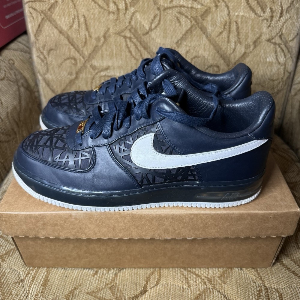 Nike Air Force 1 Max Supreme Mens 11 Sneakers Birds Nest 318772-411 Blue