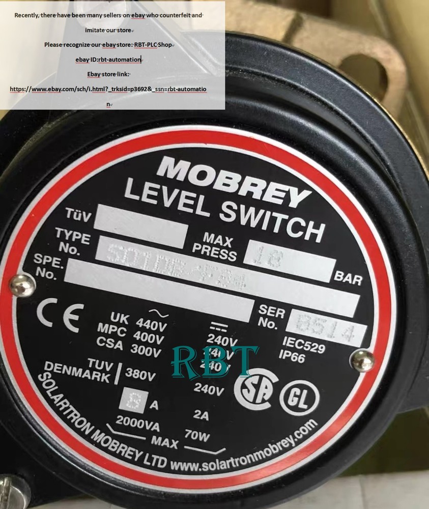 MOBREY S01DB/F84 Liquid Level Float Switch Brand new