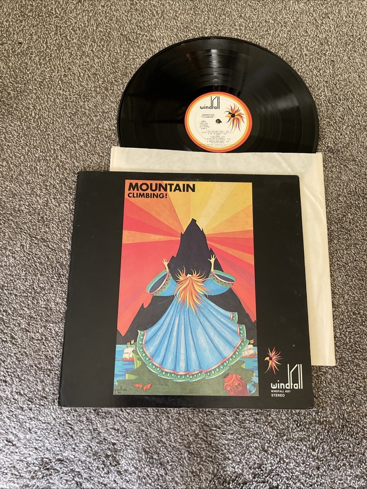 Climbing by Mountain Windfall Records 4501 Original Pressing Vinyl Record LP Vg+