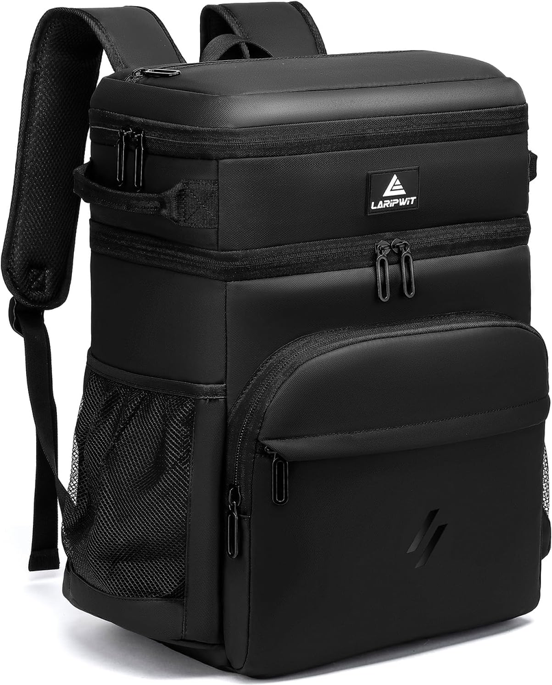 54/40 Cans Insulated Leak-Proof Large Backpack Cooler with Double Deck Storage