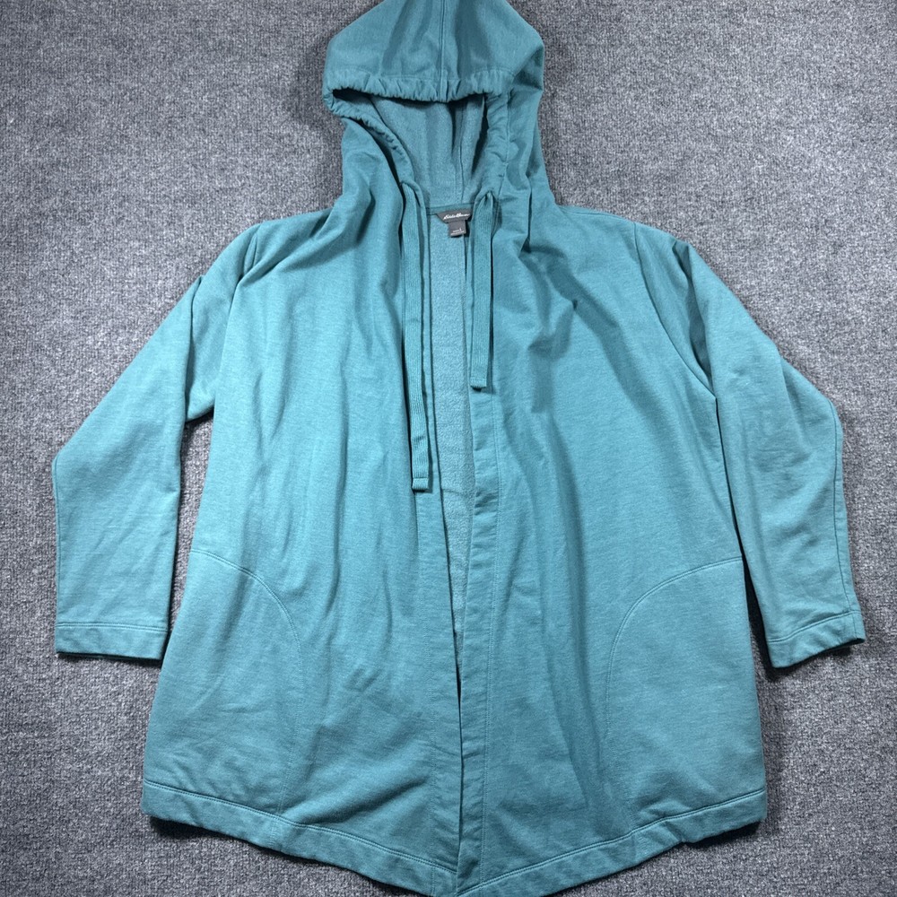 Eddie Bauer Long Sleeve Hooded Shacket for Hiking and Outdoor Adventures