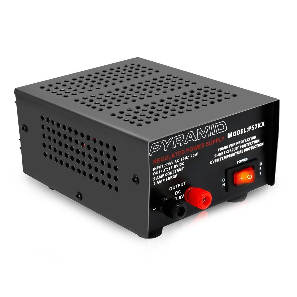 Universal Compact Bench Power Supply - 5 Amp Linear Regulated Home Lab Bencht...