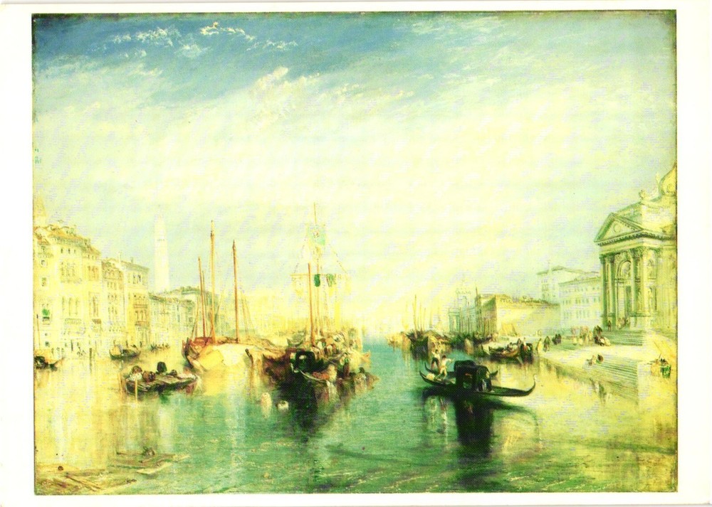 Vintage Unposted Continental Postcard GRAND CANAL METROPOLITAN MUSEUM OF ART