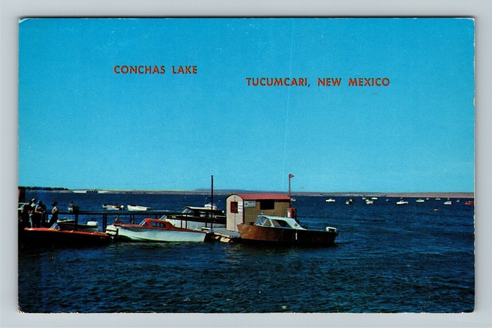 Tucumcari NM-New Mexico, Conchas Lake Vintage Souvenir Postcard