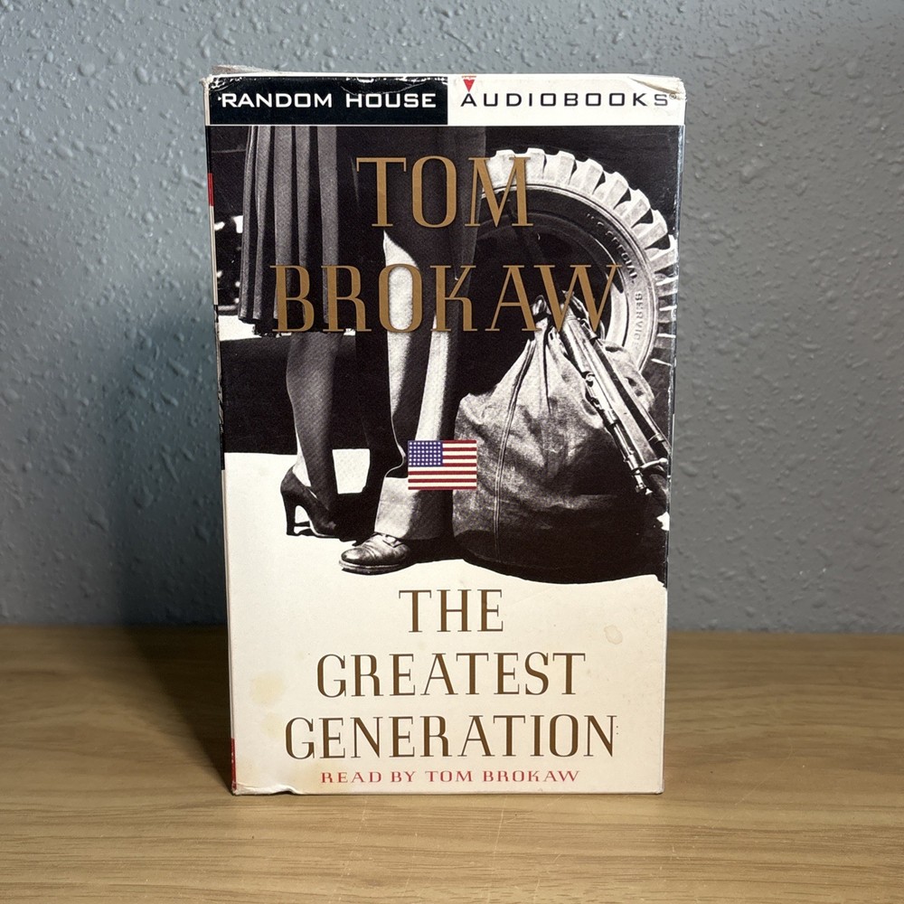 Tom Brokaw: The Greatest Generation Audiobook 1998 Cassette Book On Tape