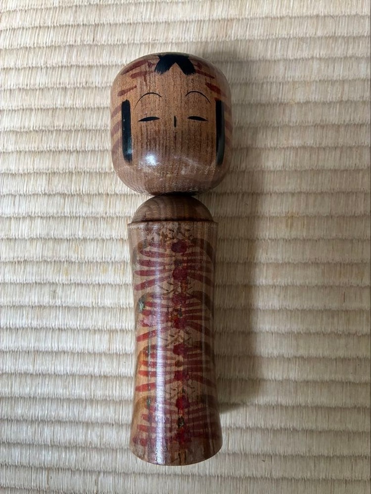 Kokeshi Antique Japanese Wooden Doll Traditional Handcrafted Art