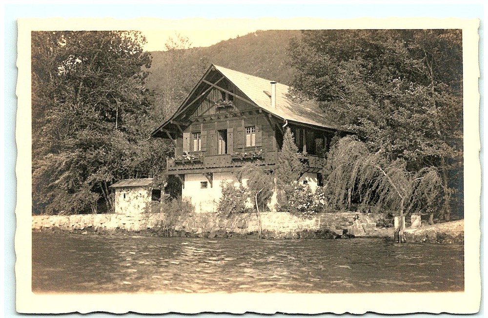 S02-2626, CAFE-CHALET S. GIORGIO, BRUSINO-ARSIZIO, **REAL PHOTO POSTCARD.