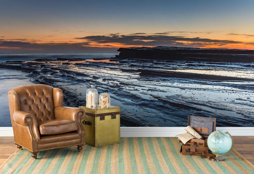 3D Sky Sea Reef Landscape Wall Murals Wallpaper Murals Wall Sticker