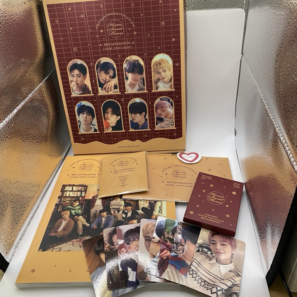 Stray Kids 3rd Kit Membership Welcome Kit Set Fan Club FC (NO CD and pin badge)