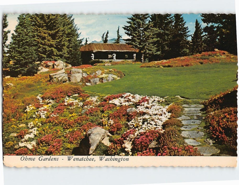 Postcard Ohme Gardens, Wenatchee, Washington