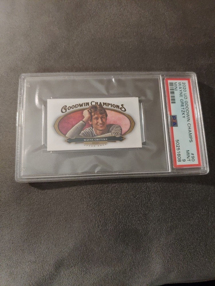 2020 UD Goodwin Champs Wayne Gretzky #90 Mini PSA 9 Mint POP 1