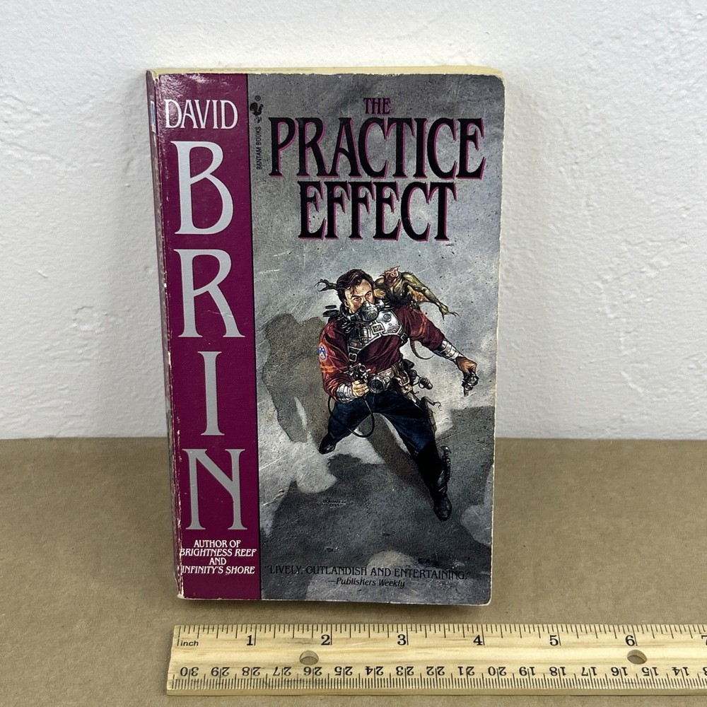 Vintage PB, The Practice Effect : A Novel by David Brin (1995, Mass Market)