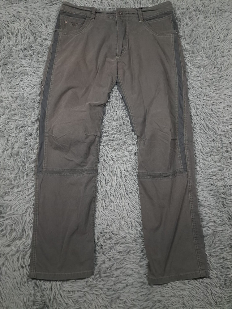 KUHL Radikl Pants Mens 34x30 Gray Hiking Performance Outdoor Gorpcore Stretch