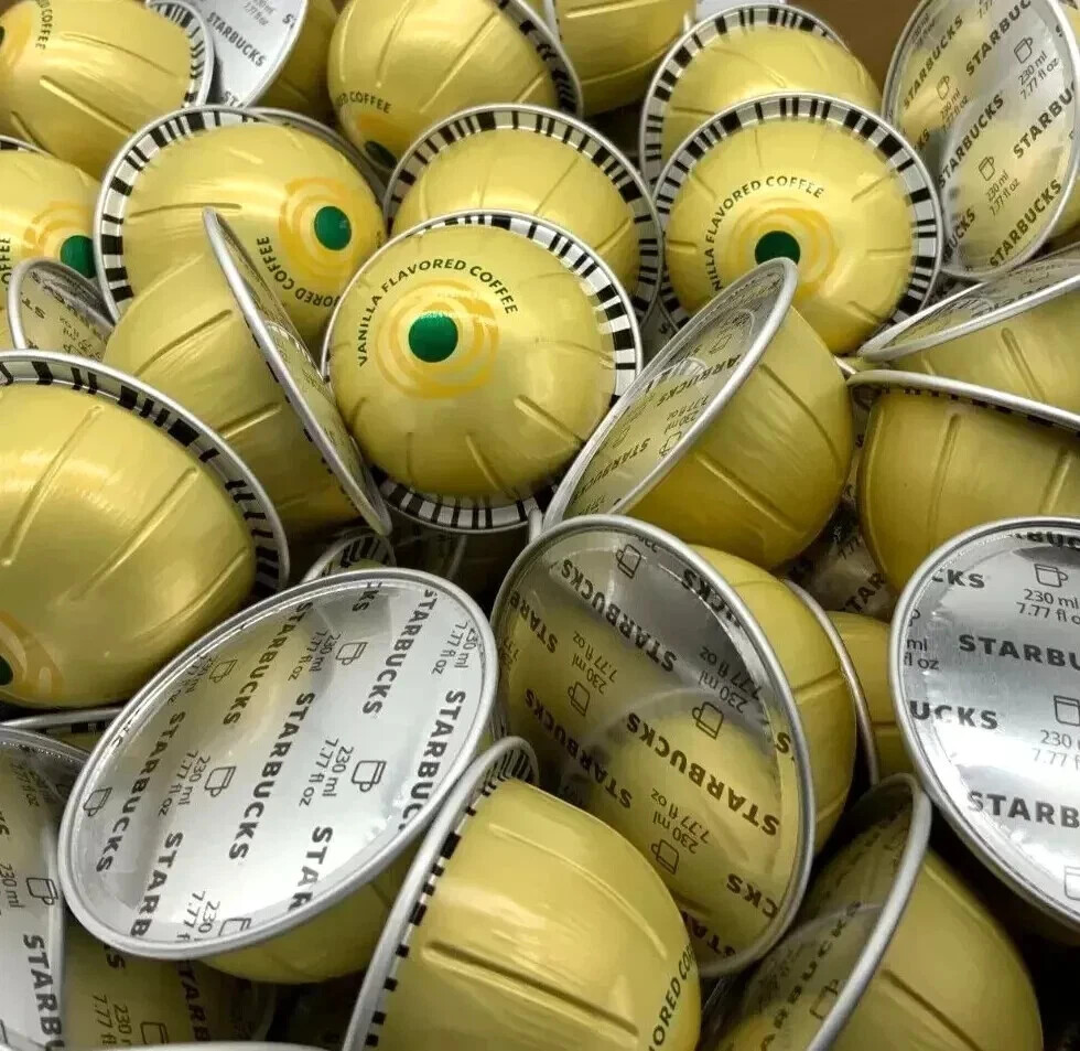 Starbucks by Nespresso Vertuo Creamy Vanilla Coffee 104 PODS BULK/LOOSE 03/2026