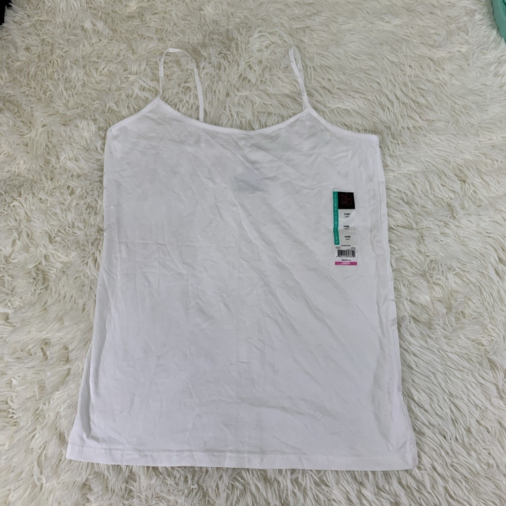 No Boundaries white cami junior XL