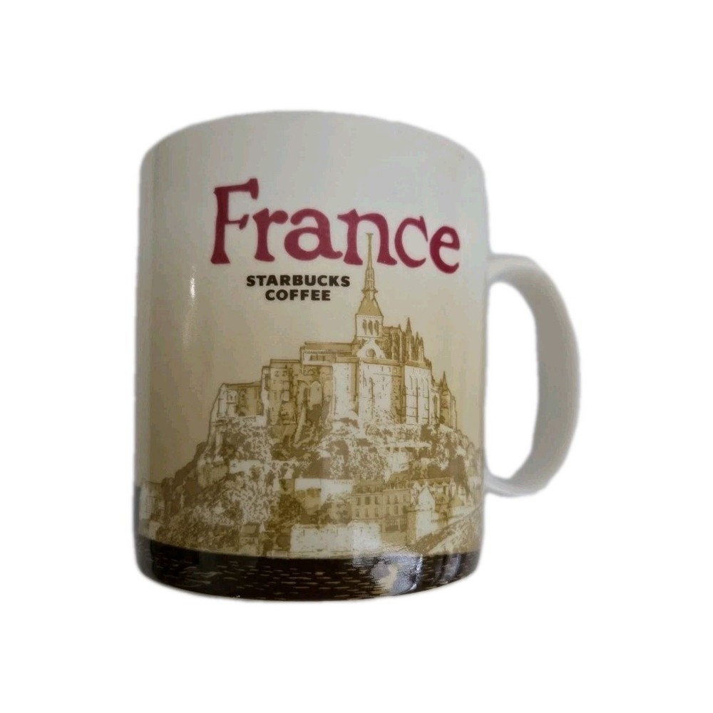 Starbucks France Icon 16 oz Coffee Mug MIC Discontinued NWT