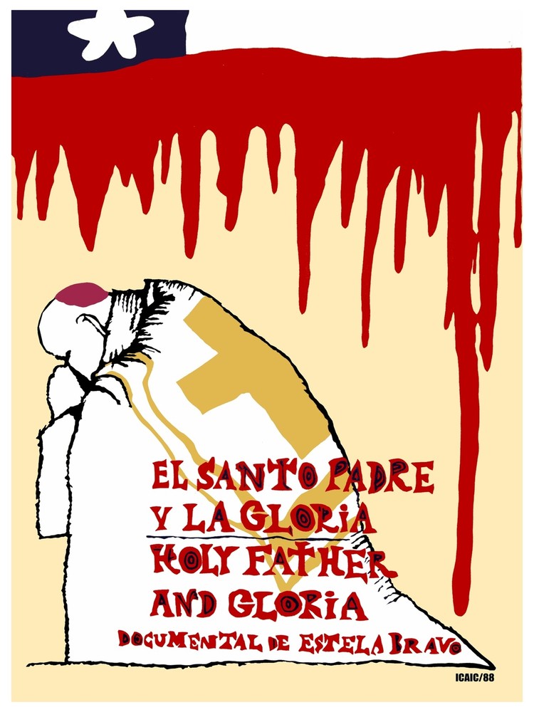 The holy father & Gloria film Decoration Poster.Graphic Art Interior design.3609