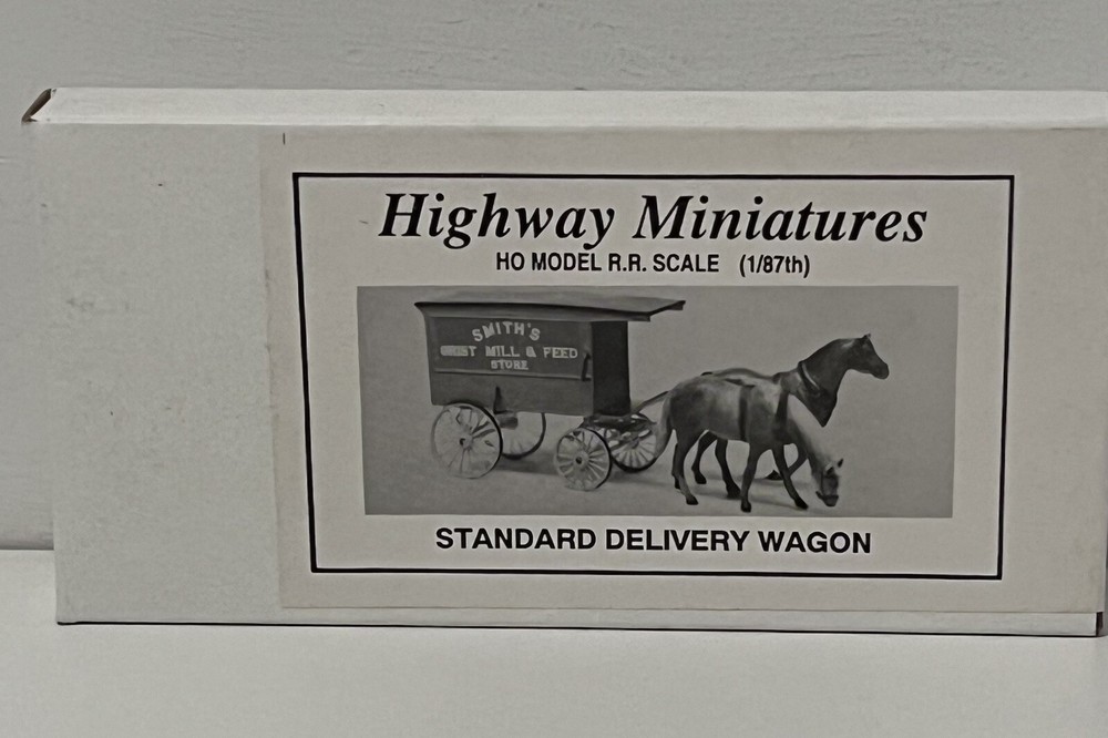 Highway Miniatures HO Standard Delivery Wagon #360-102 NIB -CL