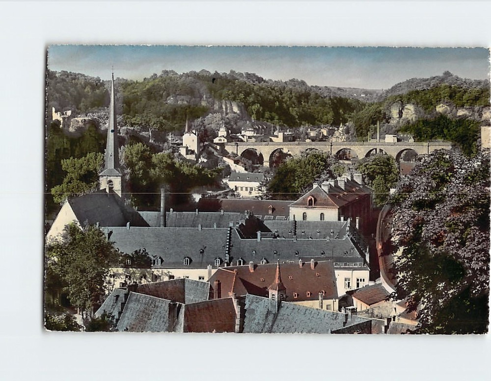Postcard  Ville basse du Grund Luxembourg City Europe