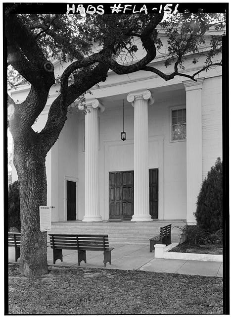Apalachicola Florida 1962 Trinity Episcopal Church Gorrie Square Portico