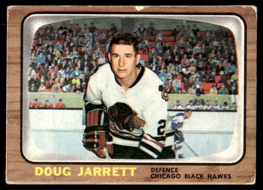 1966-67 Topps Doug Jarrett Rookie Chicago Blackhawks #111