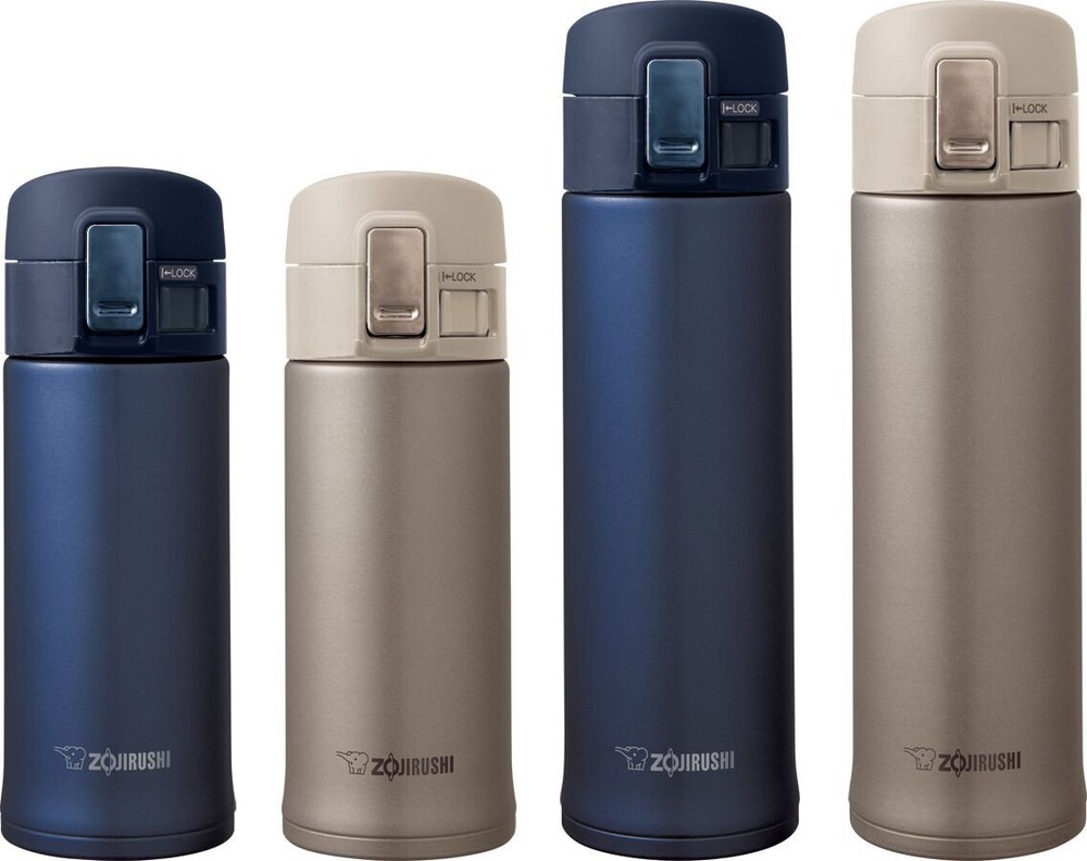 16oz Smoky Blue Stainless Steel Insulated Travel Mug
