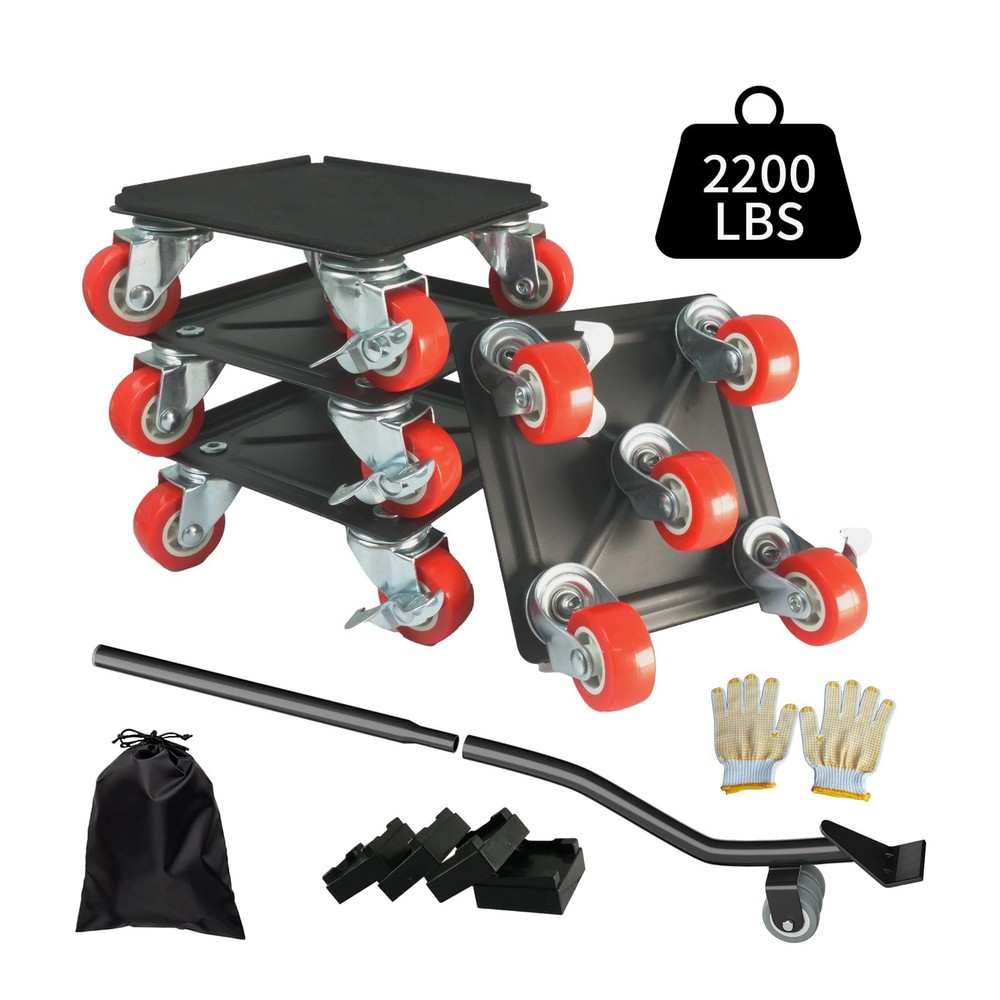 Furniture Movers with Wheels,Furniture Dolly 5 Wheels Heavy Duty,2200lbs/1000...